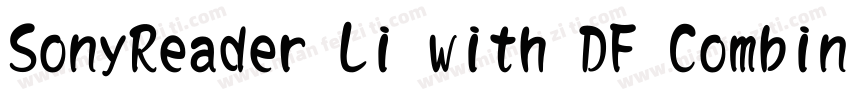 SonyReader Li with DF Combined字体转换